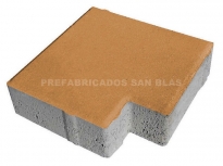 Adoquin Lanza 20x20x6 SALMON.